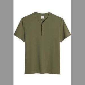 Joseph Abboud Modern Fit Henley - colour:Olive